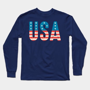 USA flag Long Sleeve T-Shirt